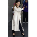 Ariana Grande White Long Coat Ariana Grande White Long Coat